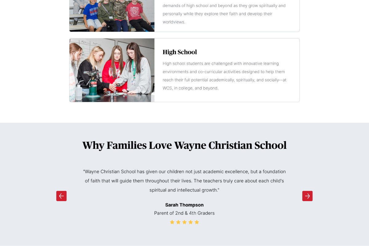 Implementation Results Wayne