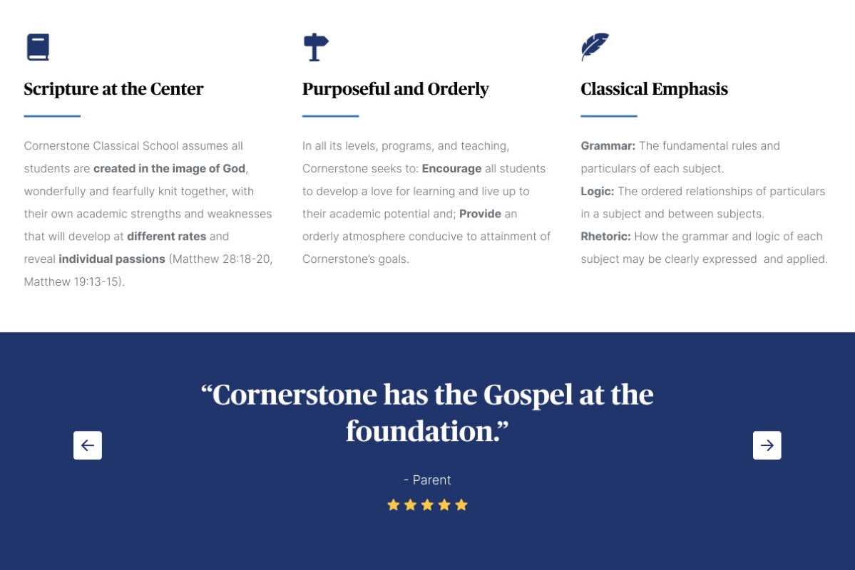 The Challenge Cornerstone